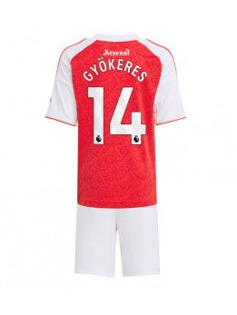 Arsenal Viktor Gyokeres #14 Dječji Domaci Dres kompleti 2025-26 Kratak Rukavima (+ kratke hlače)